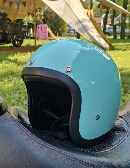 Retro Helmet - Aqua
