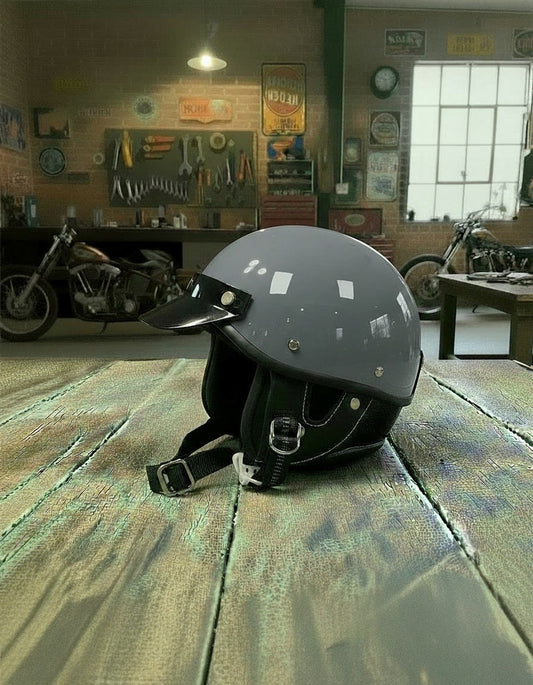 Retro Helmet Half - Gray