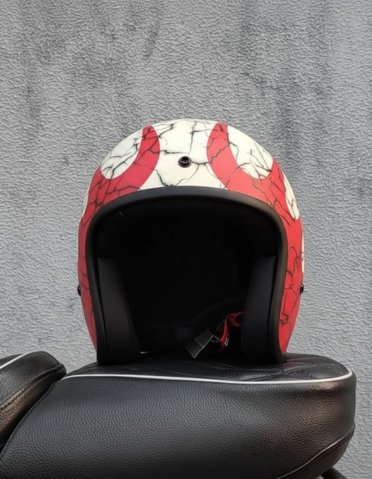 Retro Helmet - Flat Cracked
