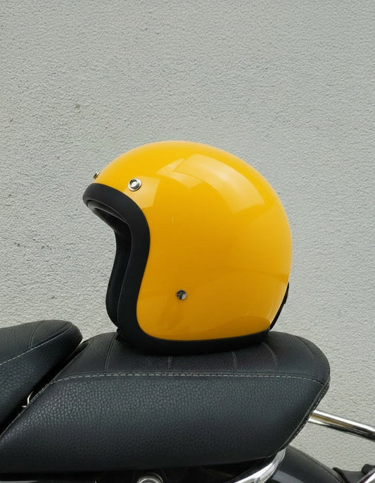 Retro Helmet - Yellow
