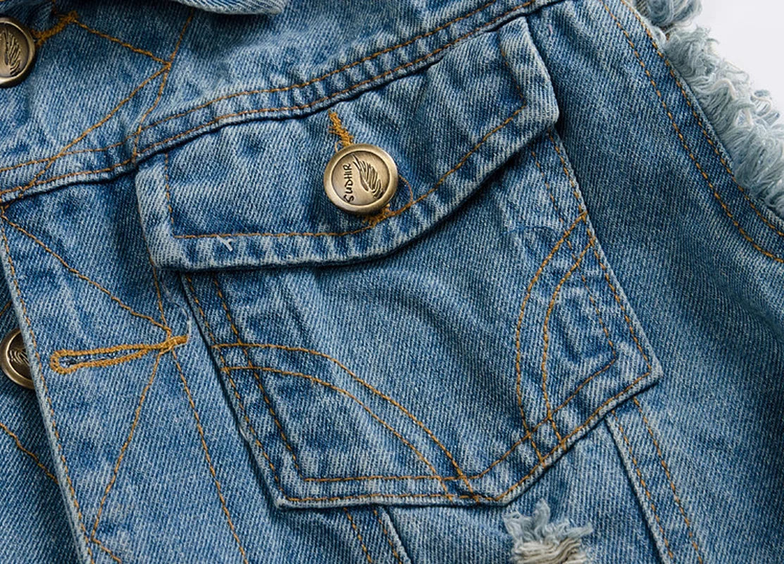 Raw Denim Vest