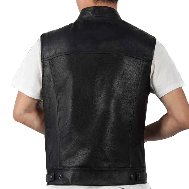 MC Leather Vest - Anarchy