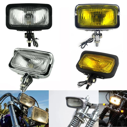 Retro Square Motorcycle Headlight H3