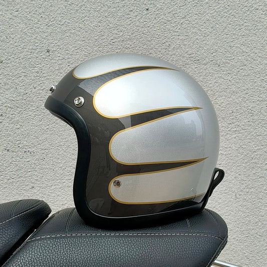 Retro Helmet - Flat Grey