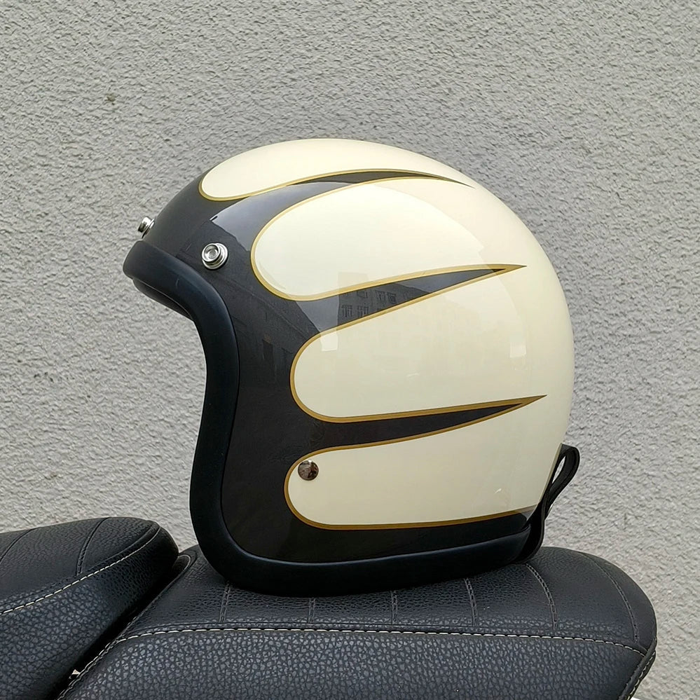 Retro Helmet - Flat White