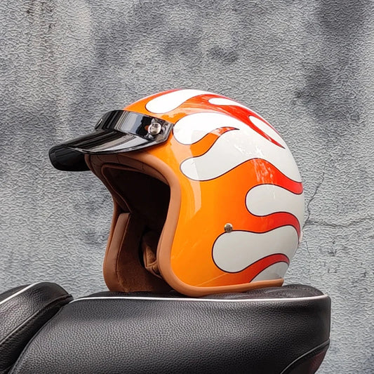 Retro Helmet - Ghost