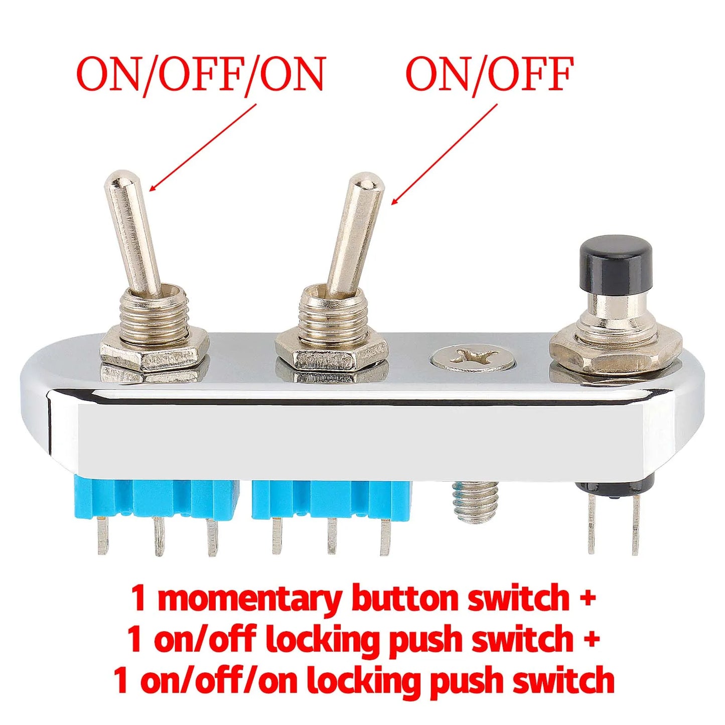Universal 1" Handlebar Micro Switch Block