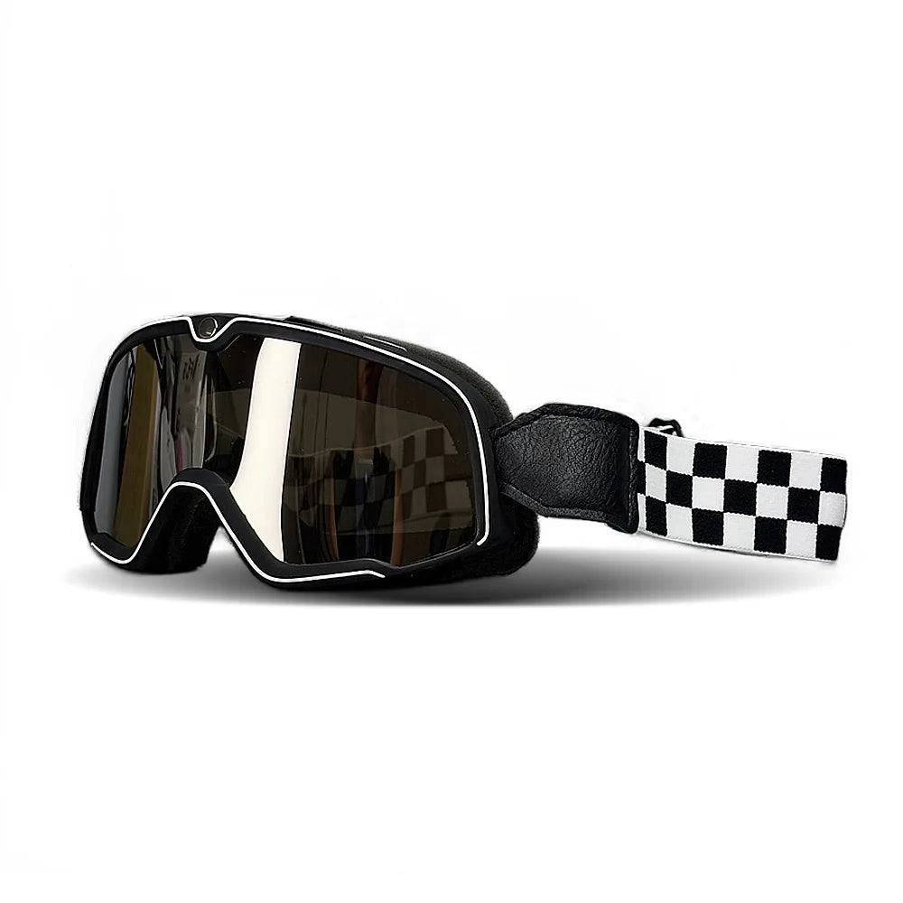 Retro Visor Riding Goggles