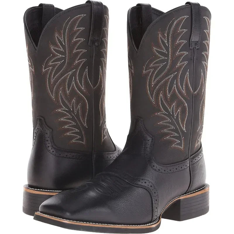 Outlaw Cowboy Boot - Black