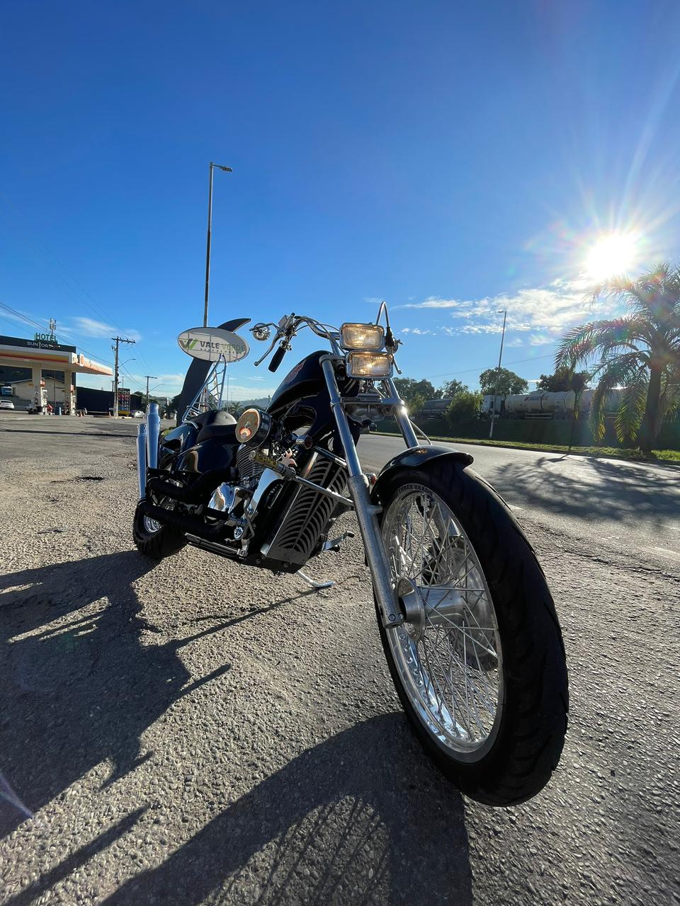Retro Square Motorcycle Headlight H3
