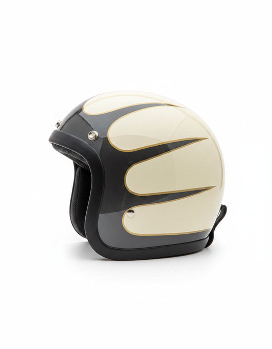 Retro Helmet - Flat White