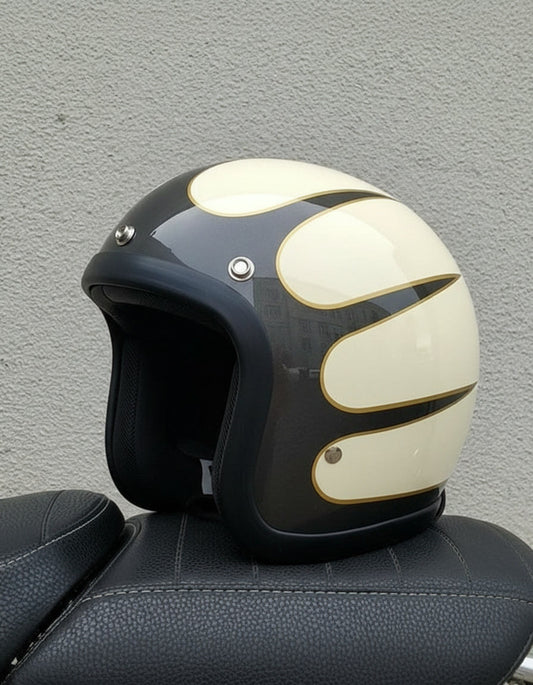 Retro Helmet - Flat White