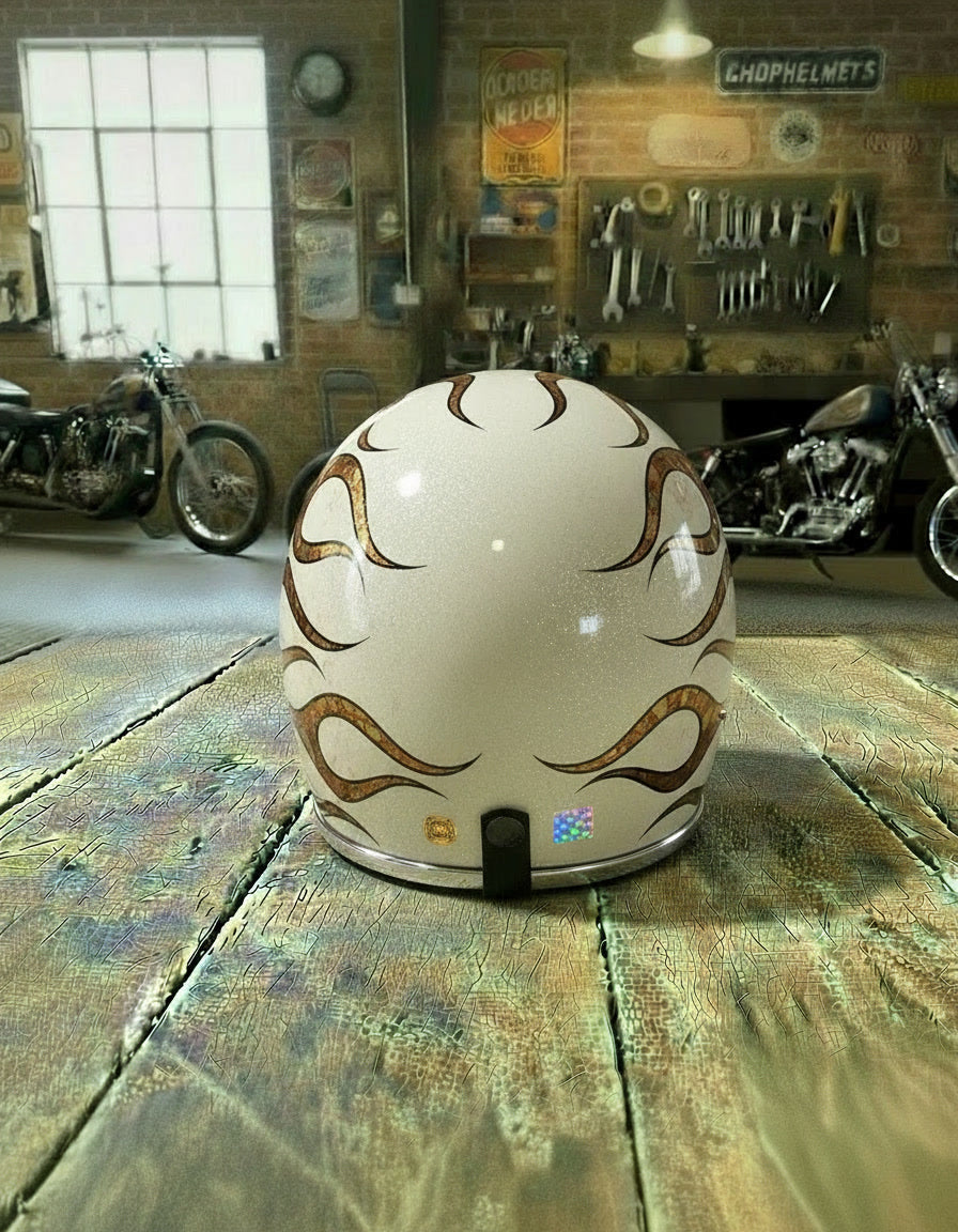 Retro Helmet - Rich Burn