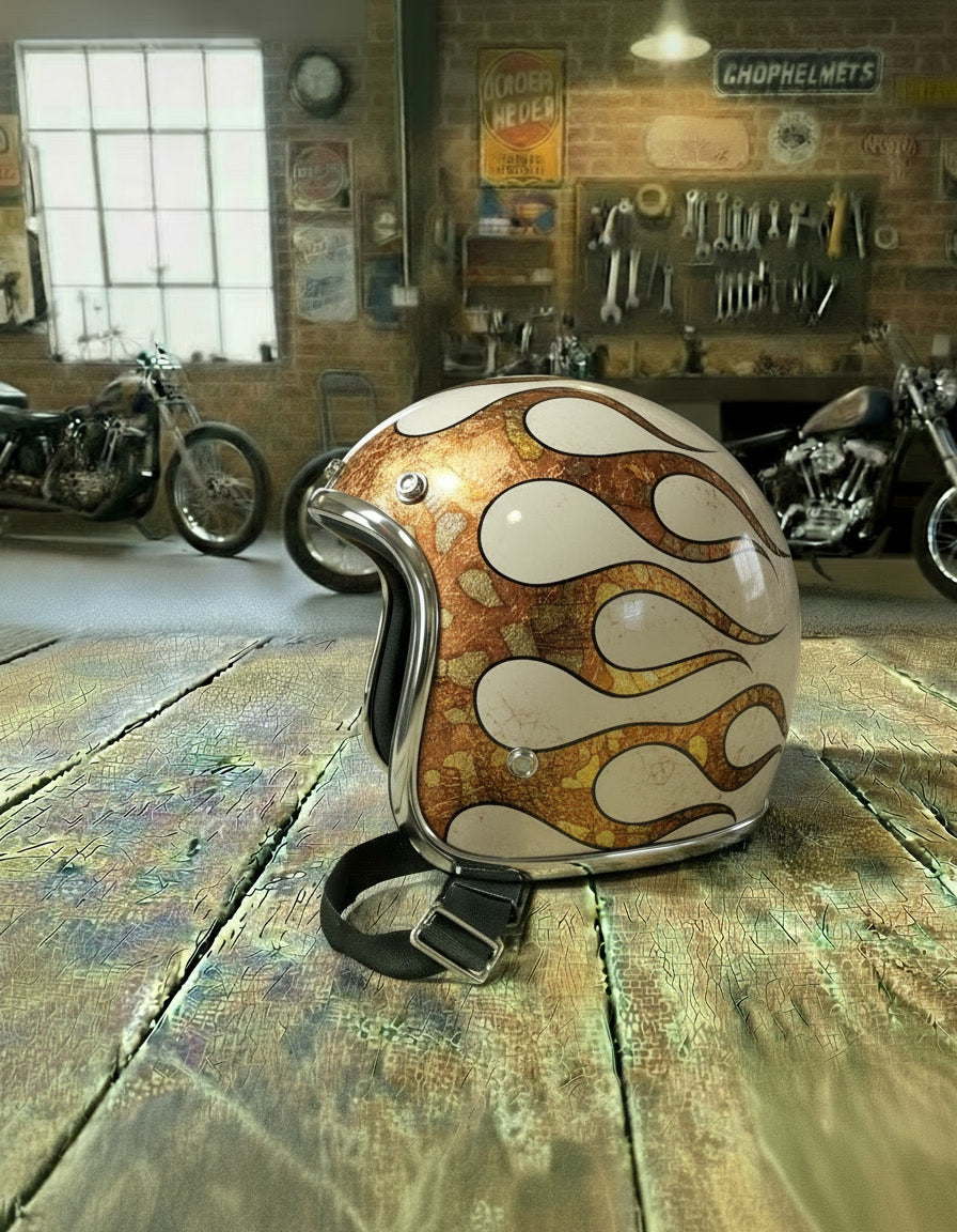 Retro Helmet - Rich Burn
