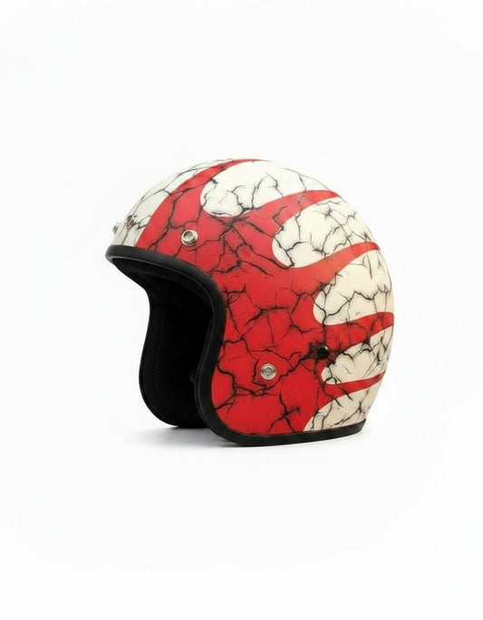Retro Helmet - Flat Cracked