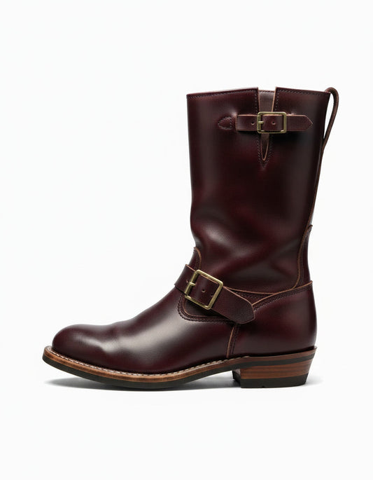 Nomad Leather Boot - Burgundy