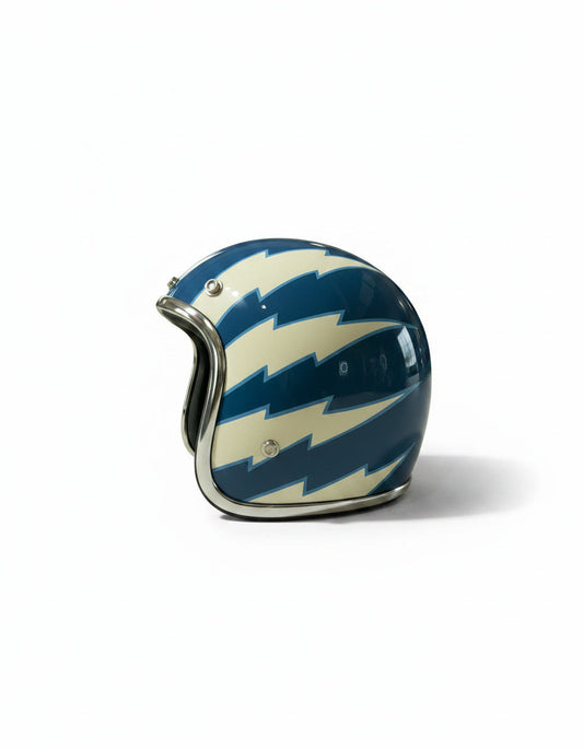 Retro Helmet - Thunder Blue