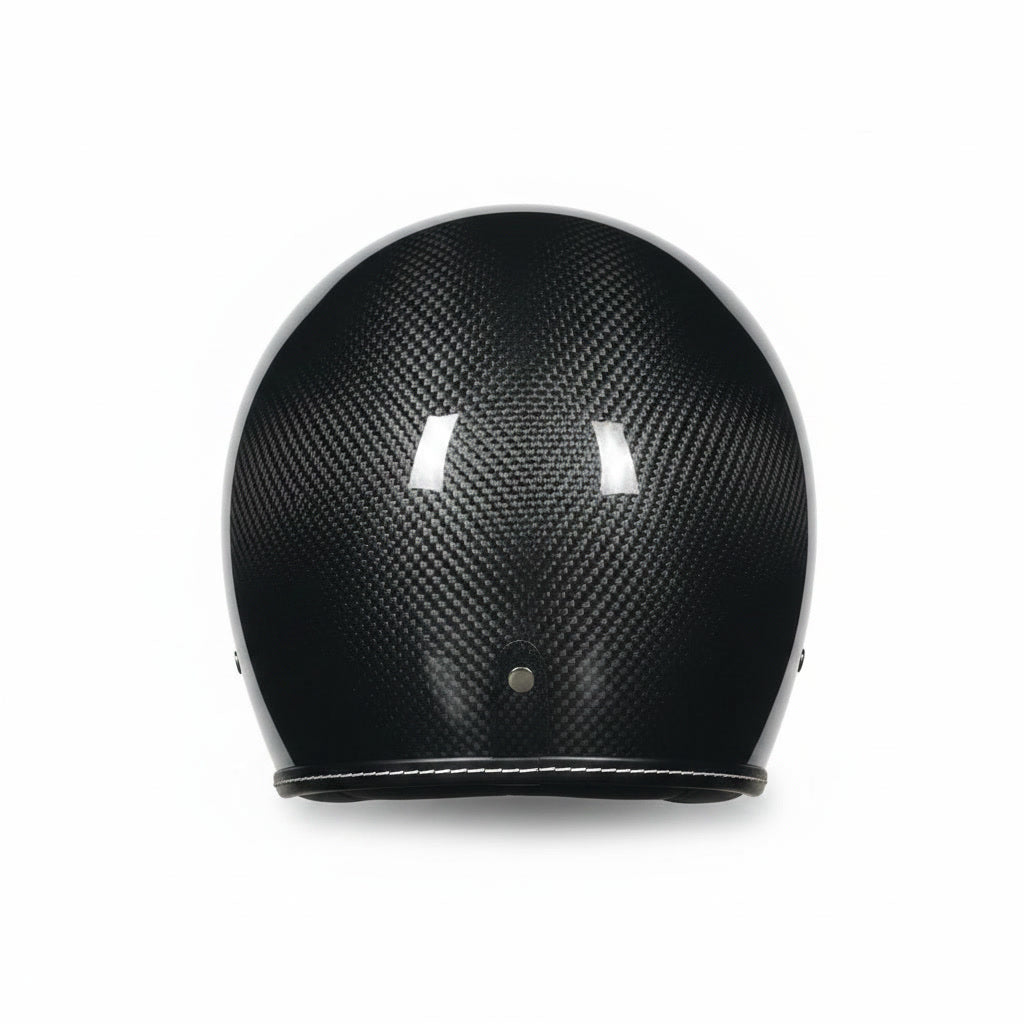 Retro Helmet - Raw Carbon