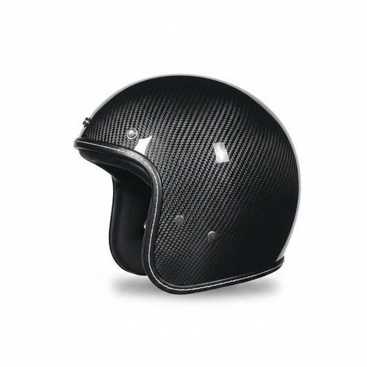 Retro Helmet - Raw Carbon