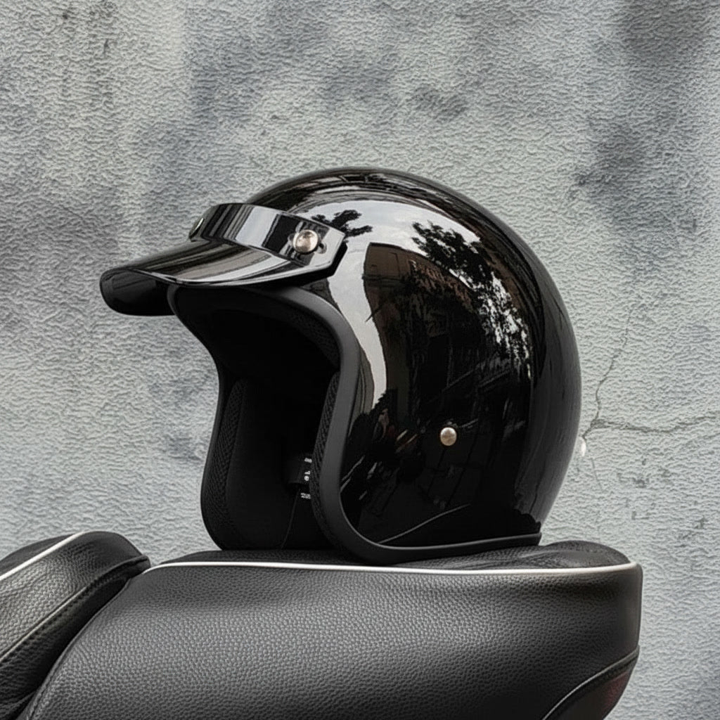 Retro Helmet - Black