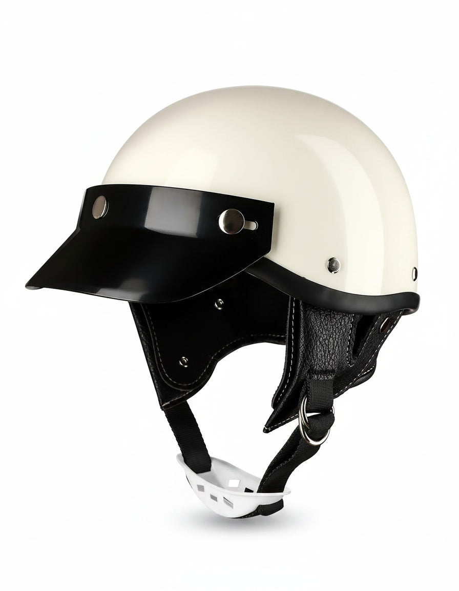 Retro Helmet Half - White