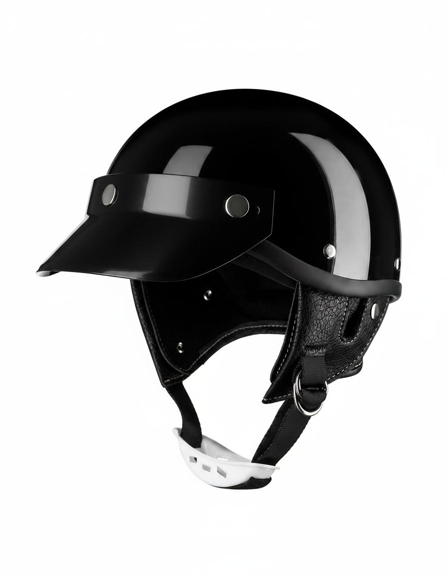 Retro Helmet Half - Black