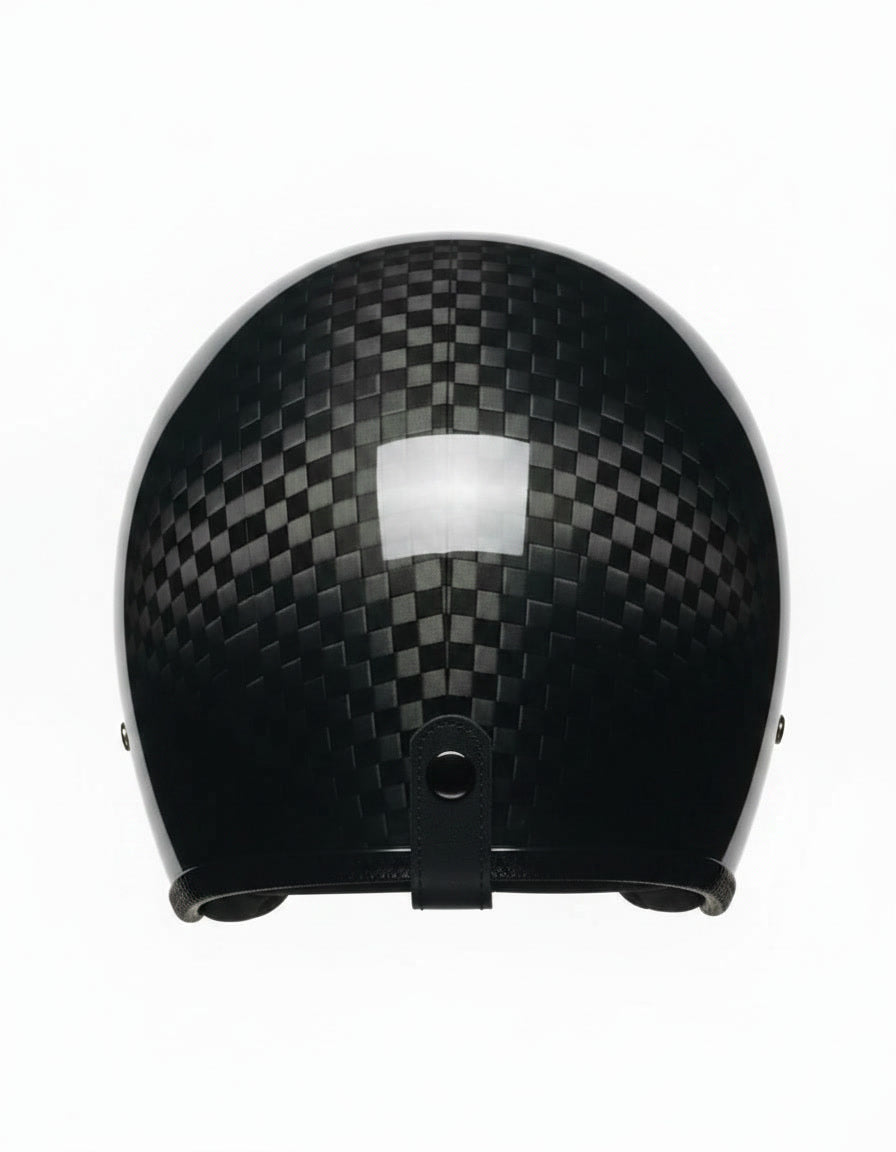 Retro Helmet - Chess Carbon
