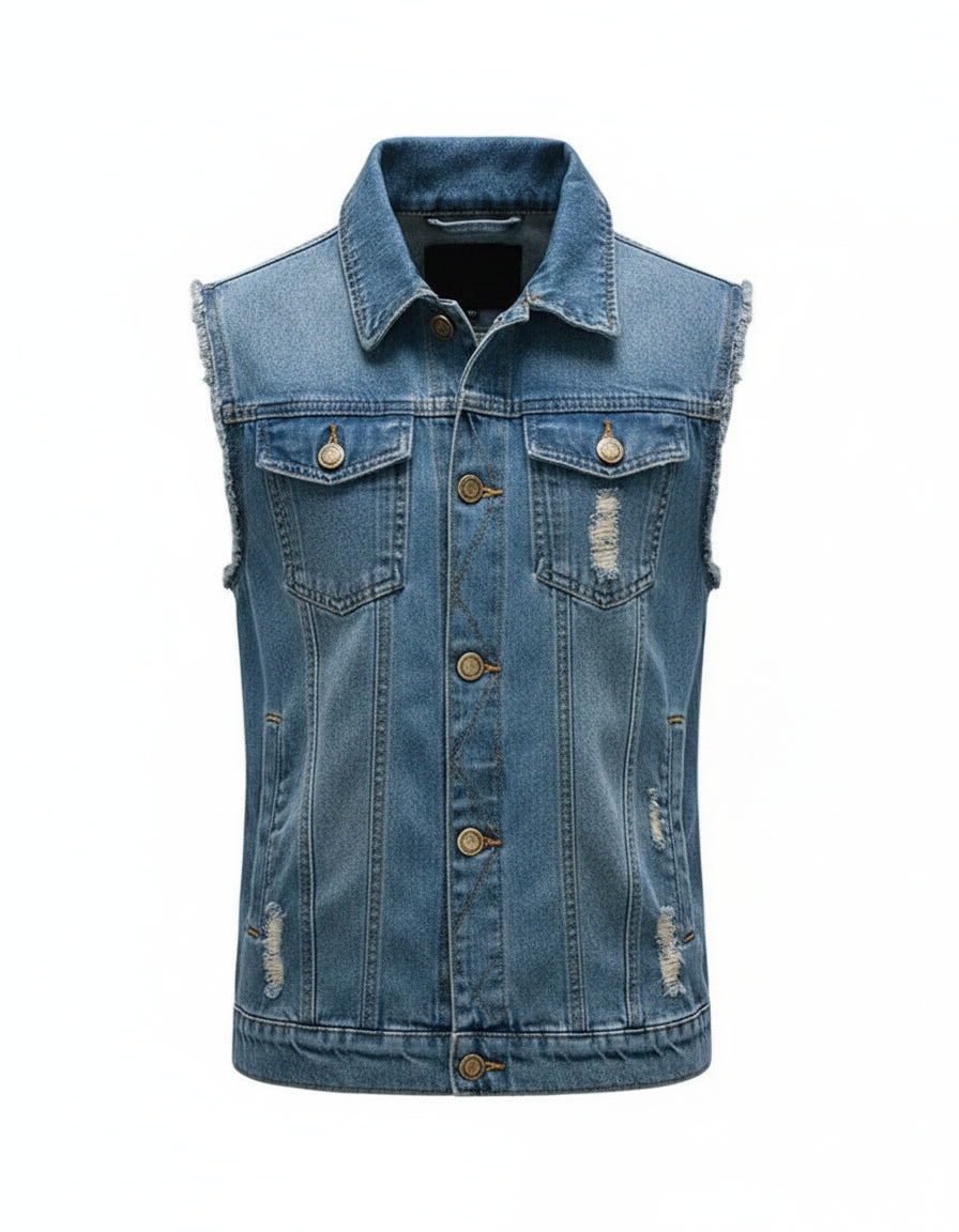 Raw Denim Vest