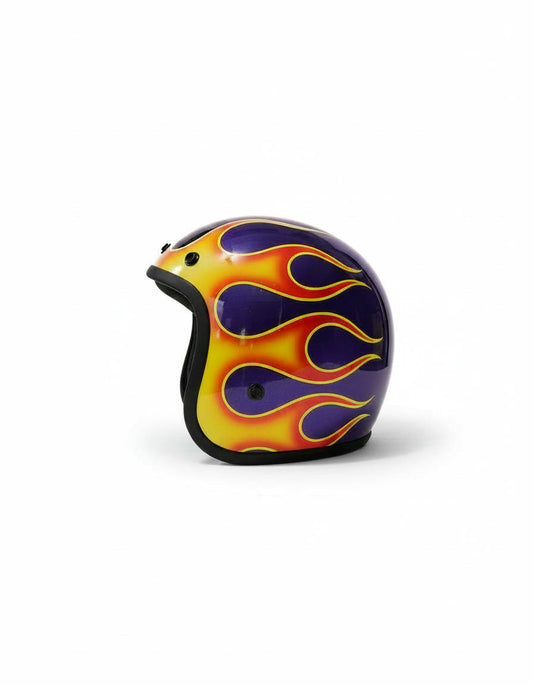 Retro Helmet - Voodoo Flame