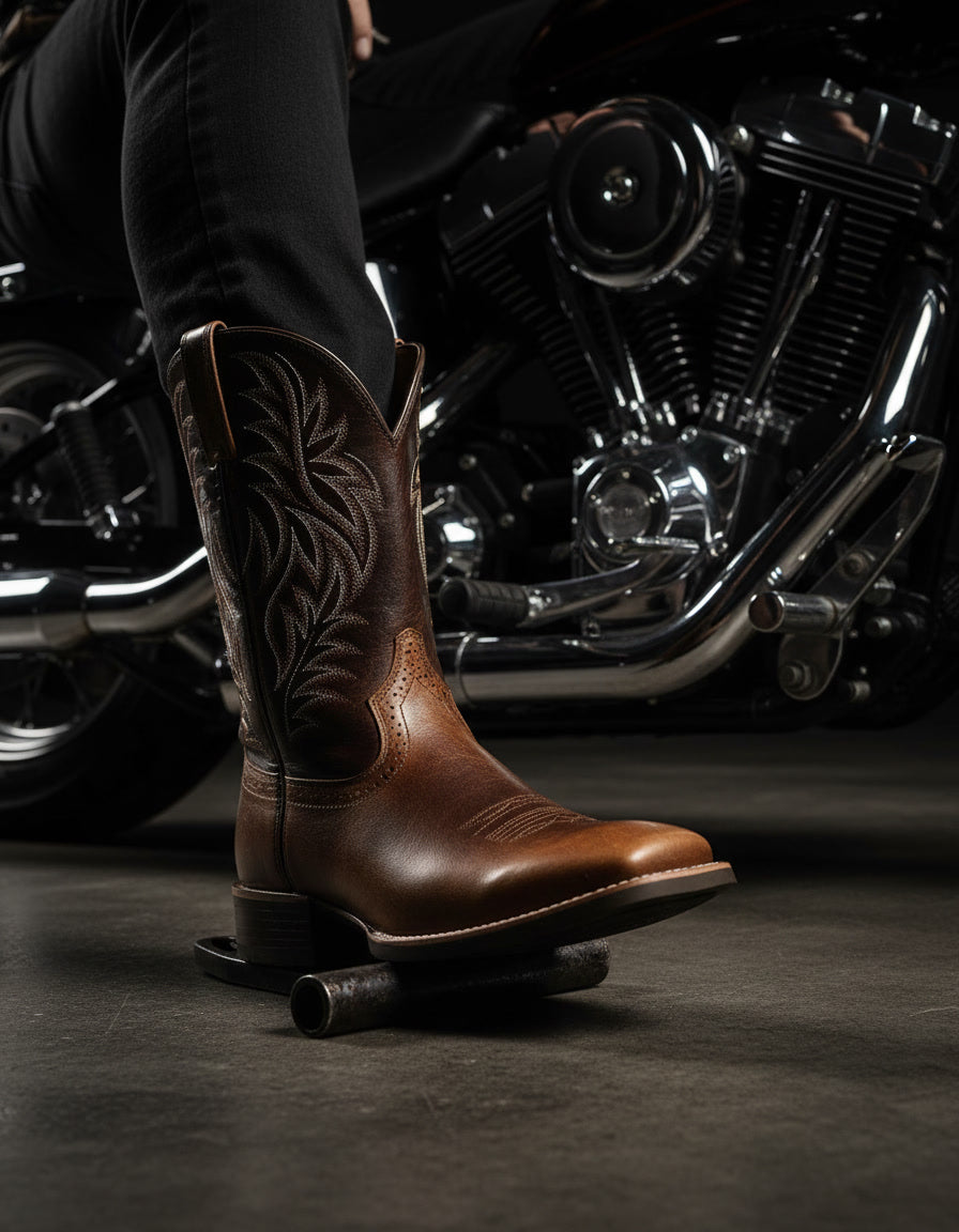 Outlaw Cowboy Boot - Brown