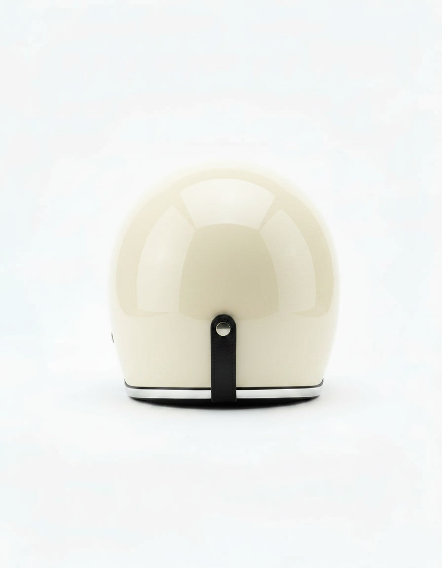 Retro Helmet - White Veil