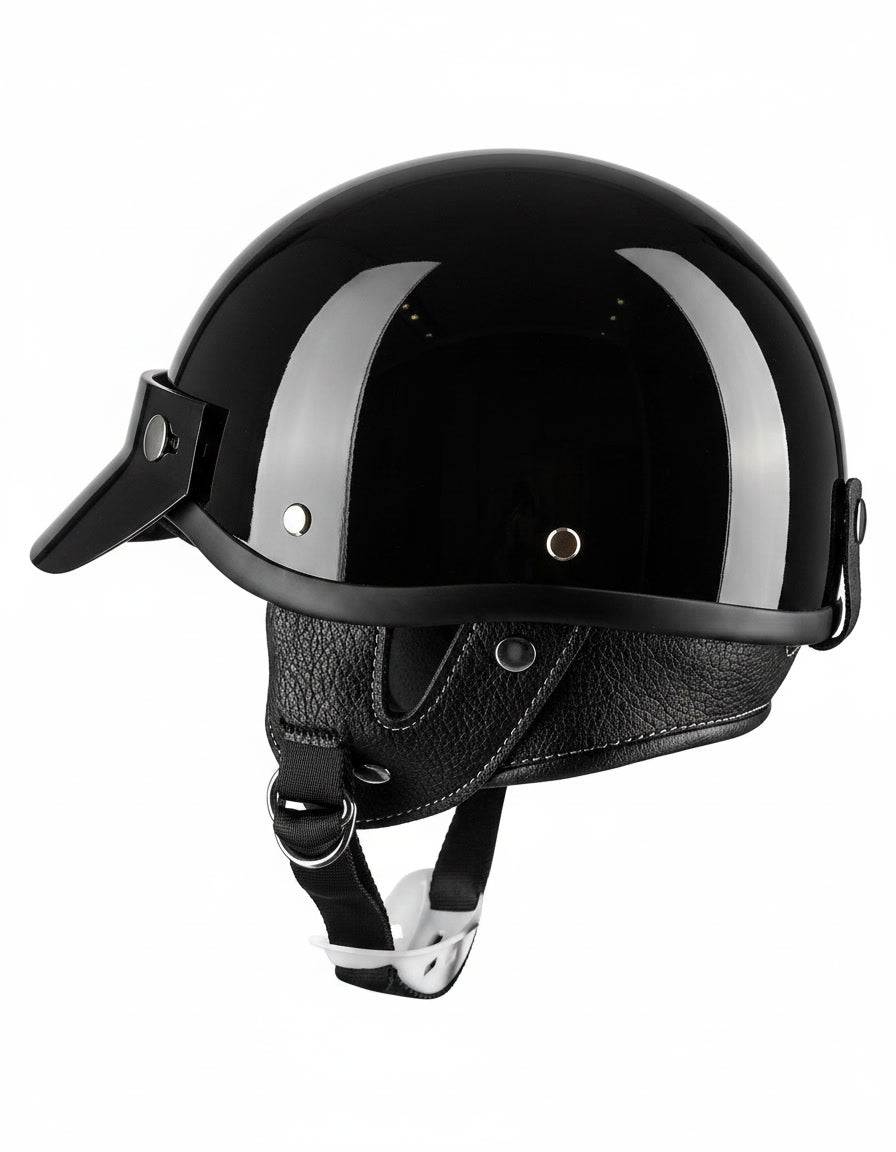 Retro Helmet Half - Black