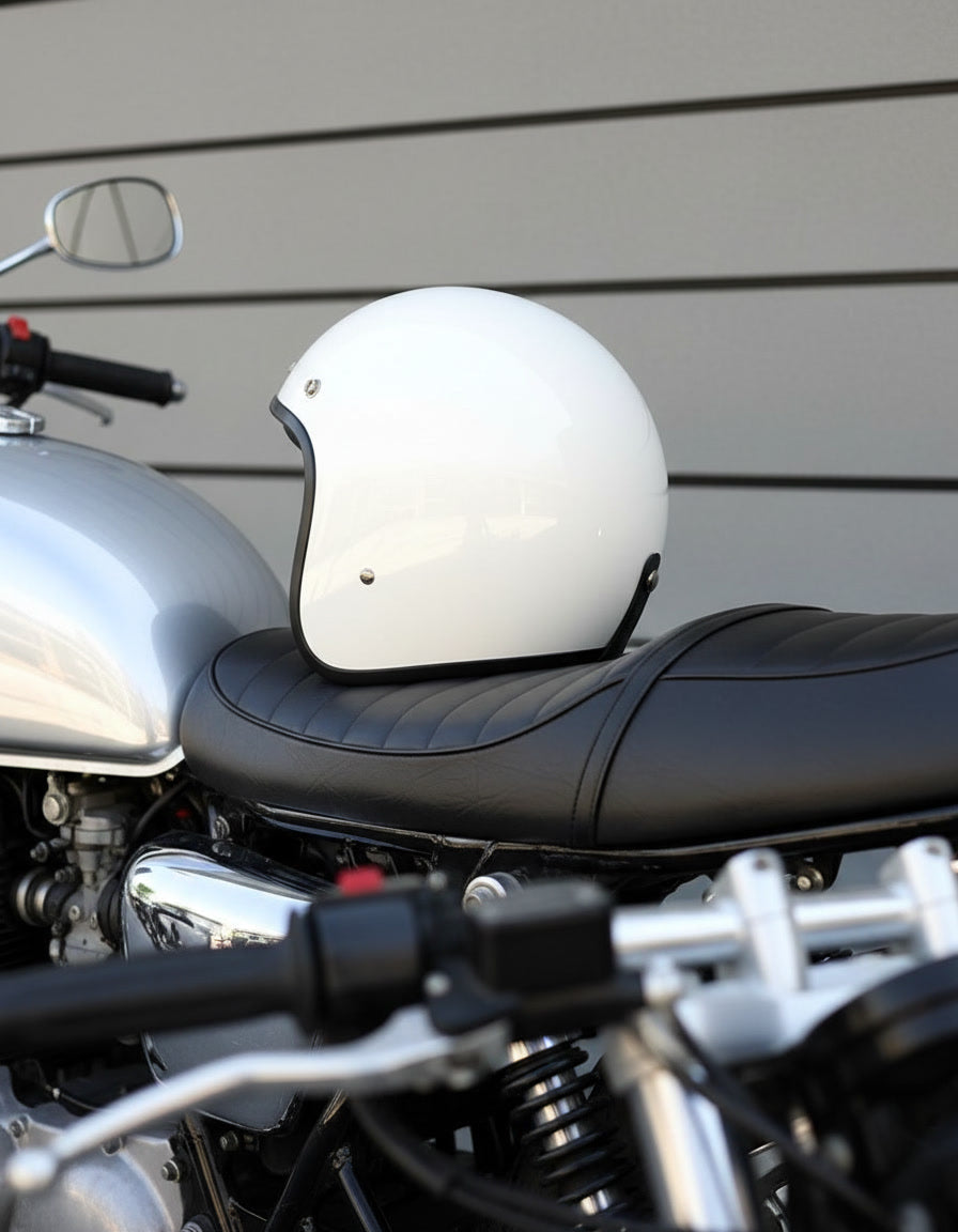 Retro Helmet - White