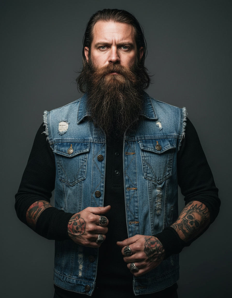 Raw Denim Vest