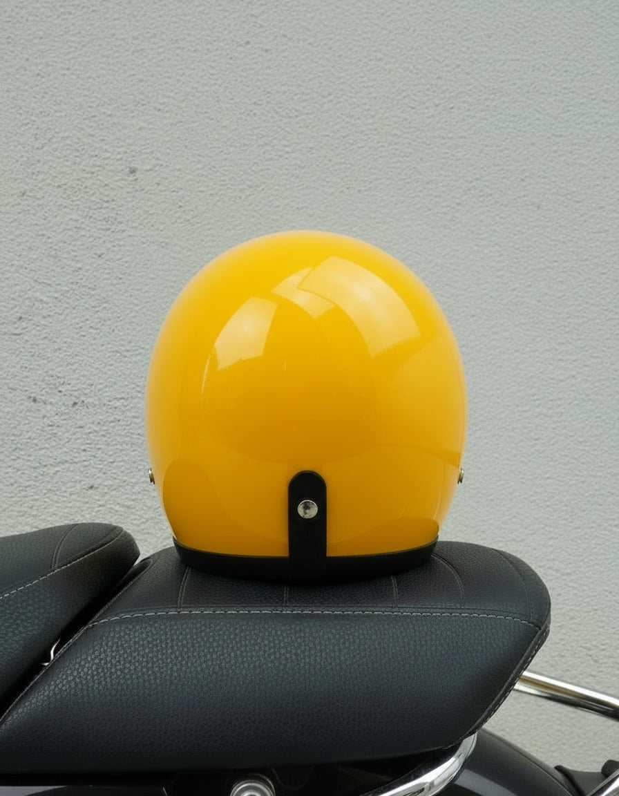 Retro Helmet - Yellow