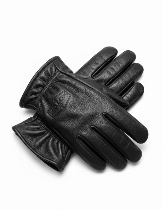 Retro Gloves – Ironwood (Black)