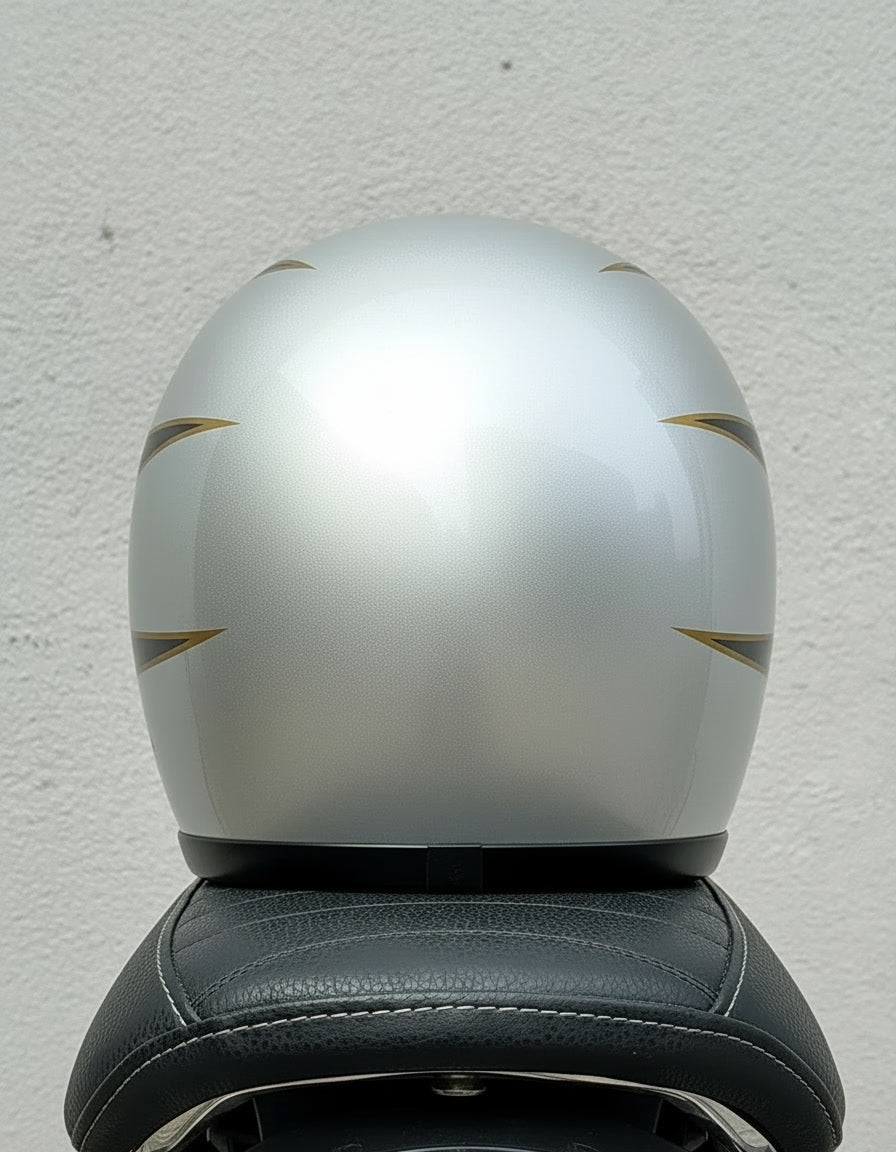 Retro Helmet - Flat Grey